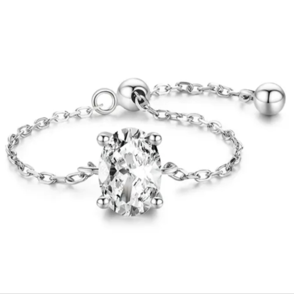 S925 ADJUSTABLE RING in Style 1 trending sterling silver gift women